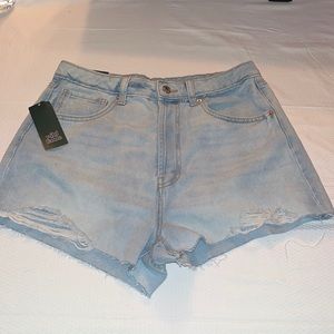 NWT WILD FABLE HIGHEST RISE CUTOFF SHORTS DENIM SIZE 10/30